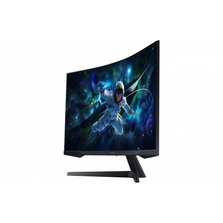 Samsung Odyssey G5 S32CG554EU - G55C Series - LED monitor - gaming - curved - 32" - 2560 x 1440 QHD @ 165 Hz - VA - 300 cd/m² - 2500:1 - HDR10 - 1 ms - HDMI, DisplayPort - black - 5