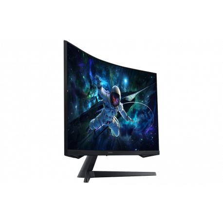 Samsung Odyssey G5 S32CG554EU - G55C Series - LED monitor - gaming - curved - 32" - 2560 x 1440 QHD @ 165 Hz - VA - 300 cd/m² - 2500:1 - HDR10 - 1 ms - HDMI, DisplayPort - black - 6