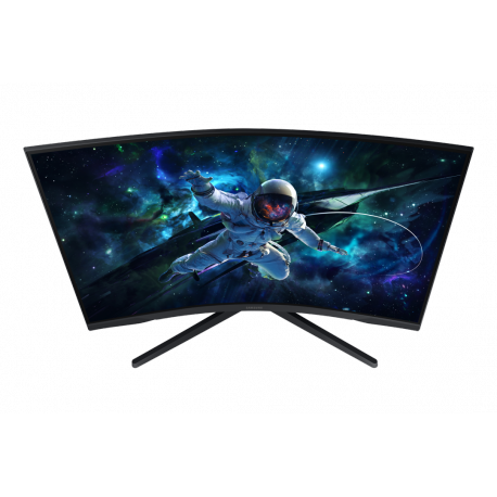 Samsung Odyssey G5 S32CG554EU - G55C Series - LED monitor - gaming - curved - 32" - 2560 x 1440 QHD @ 165 Hz - VA - 300 cd/m² - 2500:1 - HDR10 - 1 ms - HDMI, DisplayPort - black - 10