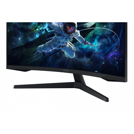 Samsung Odyssey G5 S32CG554EU - G55C Series - LED monitor - gaming - curved - 32" - 2560 x 1440 QHD @ 165 Hz - VA - 300 cd/m² - 2500:1 - HDR10 - 1 ms - HDMI, DisplayPort - black - 11