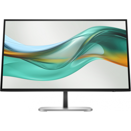 HP 527pu - Series 5 Pro - LED monitor - 27" - 2560 x 1440 QHD - IPS - 350 cd/m² - 1500:1 - 5 ms - HDMI, DisplayPort, USB-C - jet black, natural silver and jet black (stand) - 0