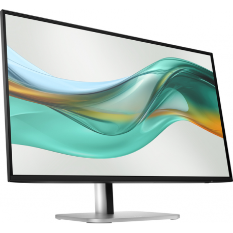 HP 527pu - Series 5 Pro - LED monitor - 27" - 2560 x 1440 QHD - IPS - 350 cd/m² - 1500:1 - 5 ms - HDMI, DisplayPort, USB-C - jet black, natural silver and jet black (stand) - 2