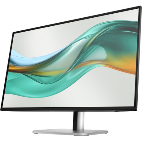 HP 527pu - Series 5 Pro - LED monitor - 27" - 2560 x 1440 QHD - IPS - 350 cd/m² - 1500:1 - 5 ms - HDMI, DisplayPort, USB-C - jet black, natural silver and jet black (stand) - 8