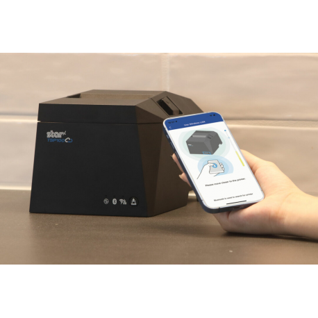 Star TSP143IV X4, CloudPRNT, 8 dots/mm (203 dpi), cutter, USB, USB-C, BT, Ethernet, Wi-Fi, grey - 2