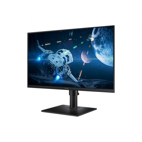 Samsung S24D406GAU - S40GD Series - LED monitor - 24" - 1920 x 1080 Full HD (1080p) @ 100 Hz - IPS - 250 cd / m² - 1000:1 - 5 ms - 2xHDMI, DisplayPort - speakers - black - 12
