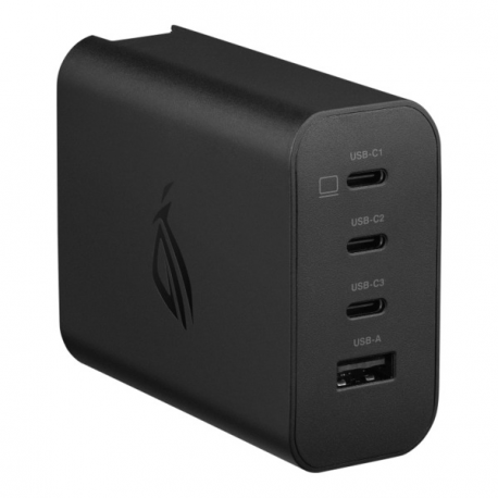 ASUS ROG - Power adapter - GaN - AC 100-240 V - 140 Watt - Europe, United Kingdom - black - 0