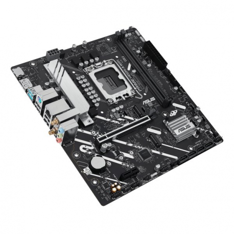 ASUS PRIME H810M-A WIFI - Motherboard - micro ATX - LGA1851 Socket - H810 Chipset - USB-C 3.2 Gen 1, USB 3.2 Gen 2, USB 3.2 Gen 1 - Gigabit LAN, Wi-Fi 6, Bluetooth - onboard graphics (CPU required) - HD Audio (8-channel) - 0