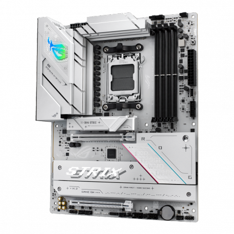 ASUS ROG STRIX B850-A GAMING WIFI - Motherboard - ATX - Socket AM5 - AMD B850 Chipset - USB-C 3.2 Gen 2x2, USB-C 3.2 Gen2, USB 3.2 Gen 2, USB 3.2 Gen 1 - 2.5 Gigabit LAN, Wi-Fi 7, Bluetooth - onboard graphics (CPU required) - HD Audio (8-channel) - 11