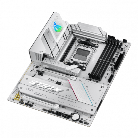 ASUS ROG STRIX B850-A GAMING WIFI - Motherboard - ATX - Socket AM5 - AMD B850 Chipset - USB-C 3.2 Gen 2x2, USB-C 3.2 Gen2, USB 3.2 Gen 2, USB 3.2 Gen 1 - 2.5 Gigabit LAN, Wi-Fi 7, Bluetooth - onboard graphics (CPU required) - HD Audio (8-channel) - 15