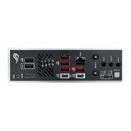 ASUS ROG STRIX B850-I GAMING WIFI - Motherboard - mini ITX - Socket AM5 - AMD B850 Chipset - USB-C 3.2 Gen 2x2, USB-C 3.2 Gen2, USB 3.2 Gen 2, USB 3.2 Gen 1 - 2.5 Gigabit LAN, Wi-Fi 7, Bluetooth - onboard graphics (CPU required) - HD Audio (8-channel) - 16