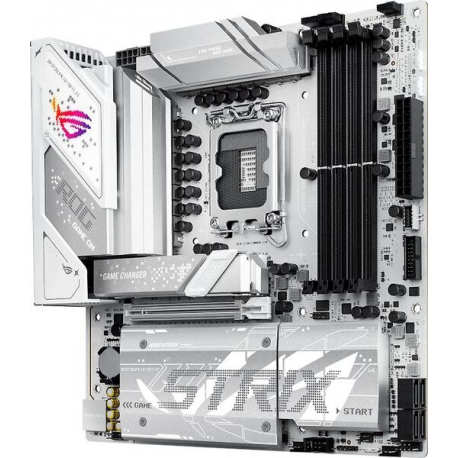 ASUS ROG STRIX B860-G GAMING WIFI - Motherboard - micro ATX - LGA1851 Socket - B860 Chipset - USB4, USB 3.2 Gen 2, USB-C 3.2 Gen 2x2, USB 3.2 Gen 1 - Wi-Fi 7, 2.5 Gigabit LAN, Bluetooth - onboard graphics (CPU required) - HD Audio (8-channel) - 1