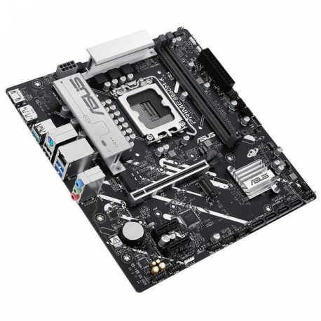 ASUS PRIME B860M-K - Motherboard - micro ATX - LGA1851 Socket - B860 Chipset - USB 3.2 Gen 2, USB 3.2 Gen 1, USB-C 3.2 Gen 1 - 2.5 Gigabit LAN - onboard graphics (CPU required) - HD Audio (8-channel) - 3