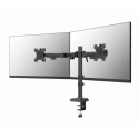 Neomounts DS60-600BL2 - Mounting kit (monitor arm) - full-motion - for 2 monitors - steel - black - screen size: 10"-32" - desk-mountable