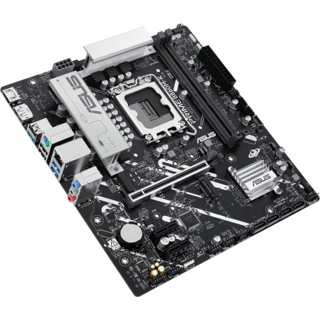 ASUS PRIME B860M-K - Motherboard - micro ATX - LGA1851 Socket - B860 Chipset - USB 3.2 Gen 2, USB 3.2 Gen 1, USB-C 3.2 Gen 1 - 2.5 Gigabit LAN - onboard graphics (CPU required) - HD Audio (8-channel) - 3