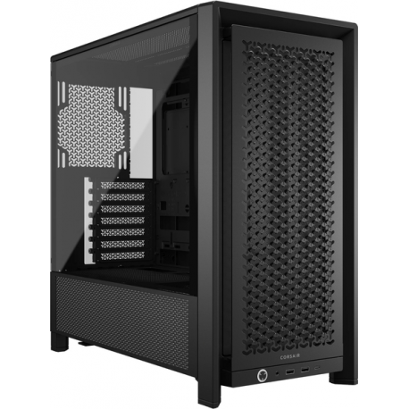 CORSAIR FRAME 4000D - Mid tower - extended ATX - windowed side panel (tempered glass) - no power supply (ATX) - black - USB/Audio - 0