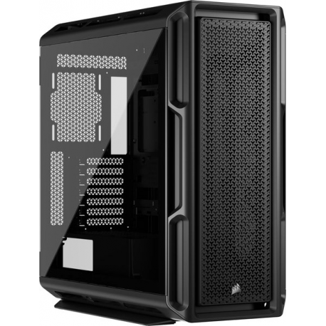CORSAIR 5000T - Mid tower gaming - extended ATX - windowed side panel (tempered glass) - no power supply (ATX) - black - USB / Audio - 0