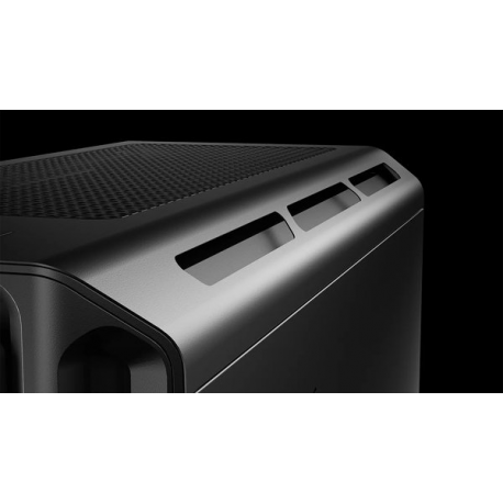 CORSAIR 5000T - Mid tower gaming - extended ATX - windowed side panel (tempered glass) - no power supply (ATX) - black - USB / Audio - 2