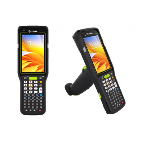 Zebra MC3400 - Data collection terminal - rugged - Android - 128 GB UFS card - 4" colour (800 x 480) - rear camera + front camera - barcode reader - (2D imager) - USB host - microSD slot - Wi-Fi 6E, Bluetooth, NFC - 1