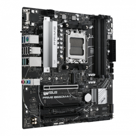 ASUS PRIME B650M-A II-CSM - Motherboard - micro ATX - Socket AM5 - AMD B650 Chipset - USB 3.2 Gen 1, USB-C 3.2 Gen 1, USB 3.2 Gen 2 - 2.5 Gigabit LAN - onboard graphics (CPU required) - HD Audio (8-channel) - ASUS Corporate Stable Model (CSM) - 1