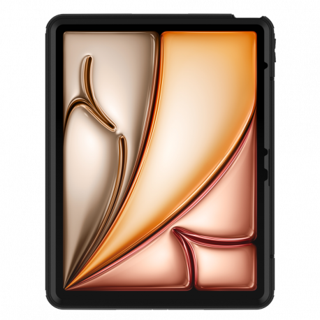 OtterBox Defender Series - Protective case for tablet - rugged - polycarbonate, thermoplastic elastomer (TPE) - black - for Apple 13-inch iPad Air (M2) - 3