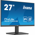 iiyama ProLite XU2793HS-B7 - LED monitor - 27" - 1920 x 1080 Full HD (1080p) @ 100 Hz - IPS - 300 cd / m² - 1300:1 - 1 ms - HDMI, DisplayPort - speakers - black, matte