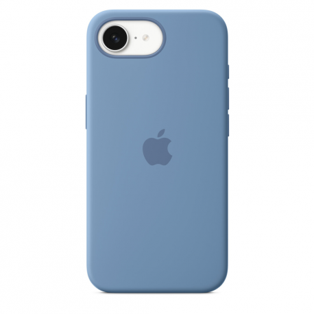 Apple - Back cover for mobile phone - silicone - winter blue - for iPhone 16e - 0