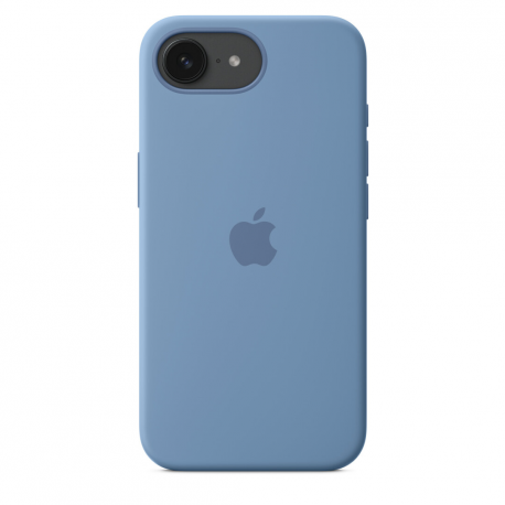 Apple - Back cover for mobile phone - silicone - winter blue - for iPhone 16e - 1