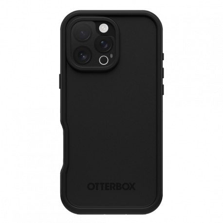 OtterBox FRE - Protective waterproof case for mobile phone - MagSafe compatibility - polycarbonate layer, thermoplastic elastomer (TPE) - black - for Apple iPhone 16 Pro Max - 0