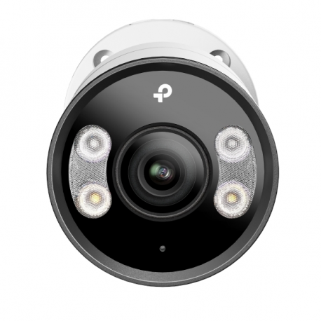 TP-Link VIGI C345 V1 - Network surveillance camera - pan  /  tilt - bullet - outdoor - waterproof - colour (Day&Night) - 4 MP - 2688 x 1520 - M12 mount - fixed focal - audio - LAN 10 / 100 - H.264, H.265, H.265+, H.264+ - DC 12 V  /  PoE - 1
