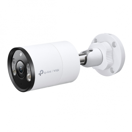 TP-Link VIGI C345 V1 - Network surveillance camera - pan  /  tilt - bullet - outdoor - waterproof - colour (Day&Night) - 4 MP - 2688 x 1520 - M12 mount - fixed focal - audio - LAN 10 / 100 - H.264, H.265, H.265+, H.264+ - DC 12 V  /  PoE - 2