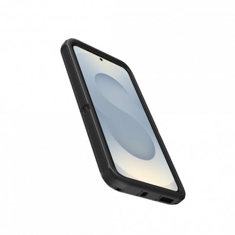 OtterBox Defender Series - Back cover for mobile phone - rugged - silicone, memory foam - black - for Samsung Galaxy S25 - 2