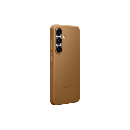 Samsung EF-VS931 - Back cover for mobile phone - faux leather - camel - for Galaxy S25 - 2