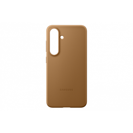 Samsung EF-VS931 - Back cover for mobile phone - faux leather - camel - for Galaxy S25 - 3