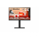LG 24BA750-B - LED monitor - USB - 24" (23.8" viewable) - 1920 x 1080 Full HD (1080p) @ 100 Hz - IPS - 250 cd / m² - 1300:1 - 5 ms - HDMI, DisplayPort, USB-C - speakers - black