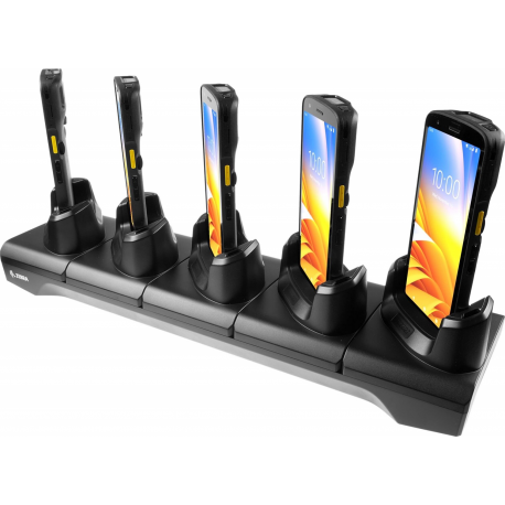 Zebra - Handheld charging cradle - Ethernet, USB - output connectors: 5 - 19" - for Zebra TC22, TC27 - 1