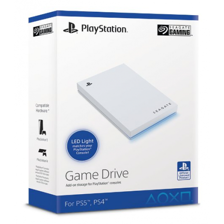 Seagate Game Drive for PlayStation STMH2000200 - SSD - 2 TB - external (portable) - USB 3.2 - white - 3