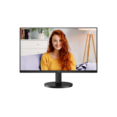 AOC U27B3AF - LED monitor - 27" - 3840 x 2160 4K UHD (2160p) @ 60 Hz - IPS - 350 cd / m² - 1000:1 - HDR10 - 4 ms - 2xHDMI, DisplayPort - speakers - black - 3
