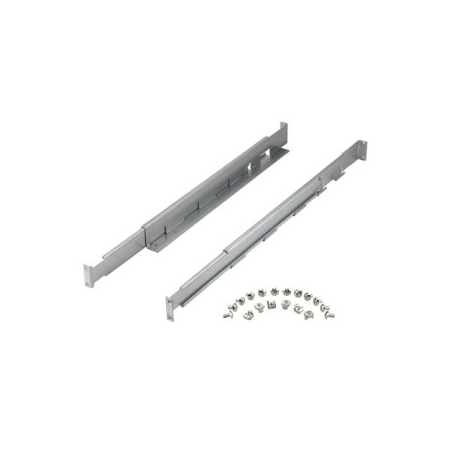 APC Easy UPS On-Line - UPS (rack-mountable) - 6x IEC C13 + 1x IEC C19 outlets, intelligent card slot, LCD, with rail kit - AC 230 V - 2700 Watt - 3000 VA - RS-232, USB - output connectors: 7 - 2U - 1.5 m cord - RAL 7010, black - 2