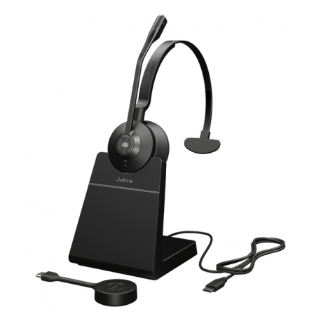 Jabra Engage 55 SE Mono - Headset - on-ear - DECT - wireless - USB-C via DECT adapter - Certified for Microsoft Teams - 2