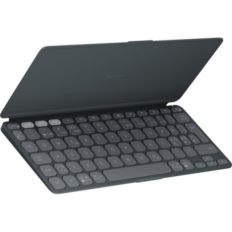 Logitech Keys-To-Go 2 - Keyboard - portable - wireless - Bluetooth LE - graphite - 0