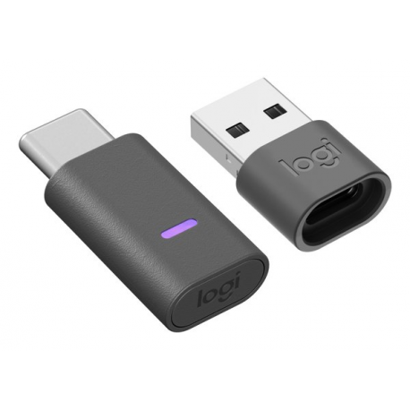 Logitech Zone 305 - Headset - on-ear - Bluetooth - wireless - USB-C via Bluetooth adapter - noise isolating - Certified for Microsoft Teams, Works With Chromebook Certified - 5