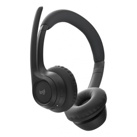 Logitech Zone 305 - Headset - on-ear - Bluetooth - wireless - USB-C via Bluetooth adapter - noise isolating - Certified for Zoom Rooms, Google Meet Certified, Works With Chromebook Certified, Works With Google Voice - 5