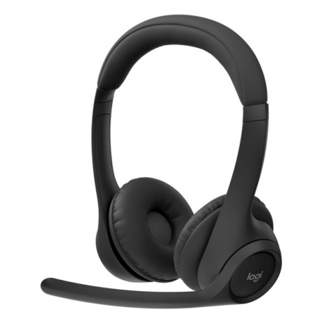 Logitech Zone 305 - Headset - on-ear - Bluetooth - wireless - USB-C via Bluetooth adapter - noise isolating - Certified for Zoom Rooms, Google Meet Certified, Works With Chromebook Certified, Works With Google Voice - 7