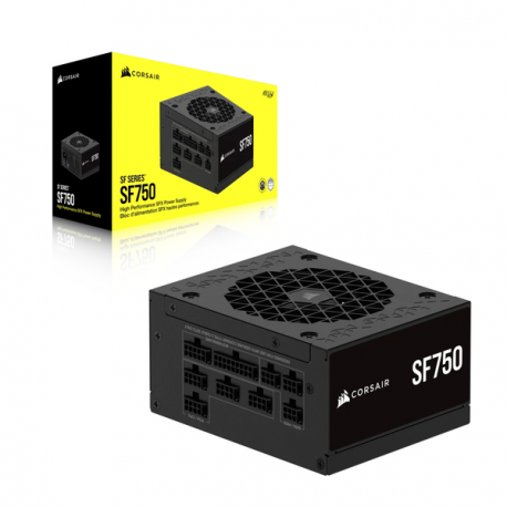 CORSAIR SF Series SF750 - Power supply (internal) - ATX12V 3.1/ EPS12V - 80 PLUS Platinum - AC 100-240 V - 750 Watt - Europe - 5