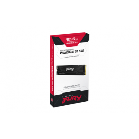 Kingston FURY Renegade G5 - SSD - 4 TB - internal - M.2 2280 - PCI Express 5.0 x4 (NVMe) - 6