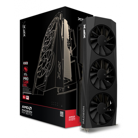 XFX QuickSilver Radeon RX 9070 OC - Gaming Edition - graphics card - Radeon RX 9070 - 16 GB GDDR6 - PCI Express 5.0 - 3 x DisplayPort, HDMI - 2