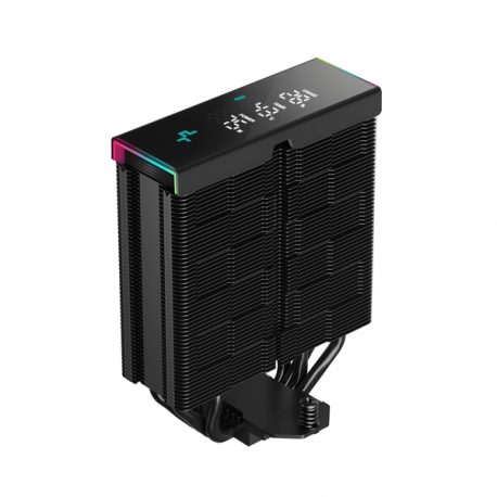 Deepcool AK400 DIGITAL PRO - Processor cooler - (for: LGA1851, LGA1700, LGA1200, LGA1151, LGA1150, LGA1155, AM4, AM5) - 120 mm - black - 7