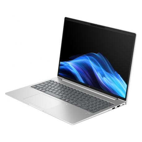 HP EliteBook 6 G1i Notebook AI - 177-degree hinge design - Intel Core Ultra 5 - 225U  /  up to 4.8 GHz - Win 11 Pro - Intel Graphics - 16 GB RAM - 512 GB SSD NVMe - 16" IPS 1920 x 1200 - Gigabit Ethernet - Wi-Fi 7, Bluetooth - pike silver - kbd: Pan Nordic - 8