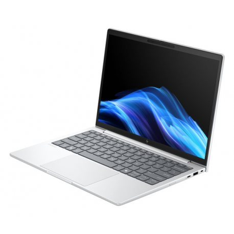 HP EliteBook 8 G1i Notebook AI - 174-degree hinge design - Intel Core Ultra 5 - 225U / up to 4.8 GHz - Win 11 Pro - Intel Graphics - 16 GB RAM - 512 GB SSD NVMe - 13.3" IPS 1920 x 1200 - Wi-Fi 7, Bluetooth - glacier silver - kbd: Pan Nordic - with HP 3 Years Remote Hardware Support for Notebooks - 4