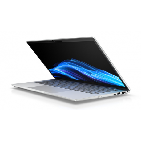 HP EliteBook 8 G1i Notebook AI - 174-degree hinge design - Intel Core Ultra 5 - 225U / up to 4.8 GHz - Win 11 Pro - Intel Graphics - 16 GB RAM - 512 GB SSD NVMe - 14" IPS HP SureView 5 1920 x 1200 - Wi-Fi 7, Bluetooth - glacier silver - kbd: Pan Nordic - 12
